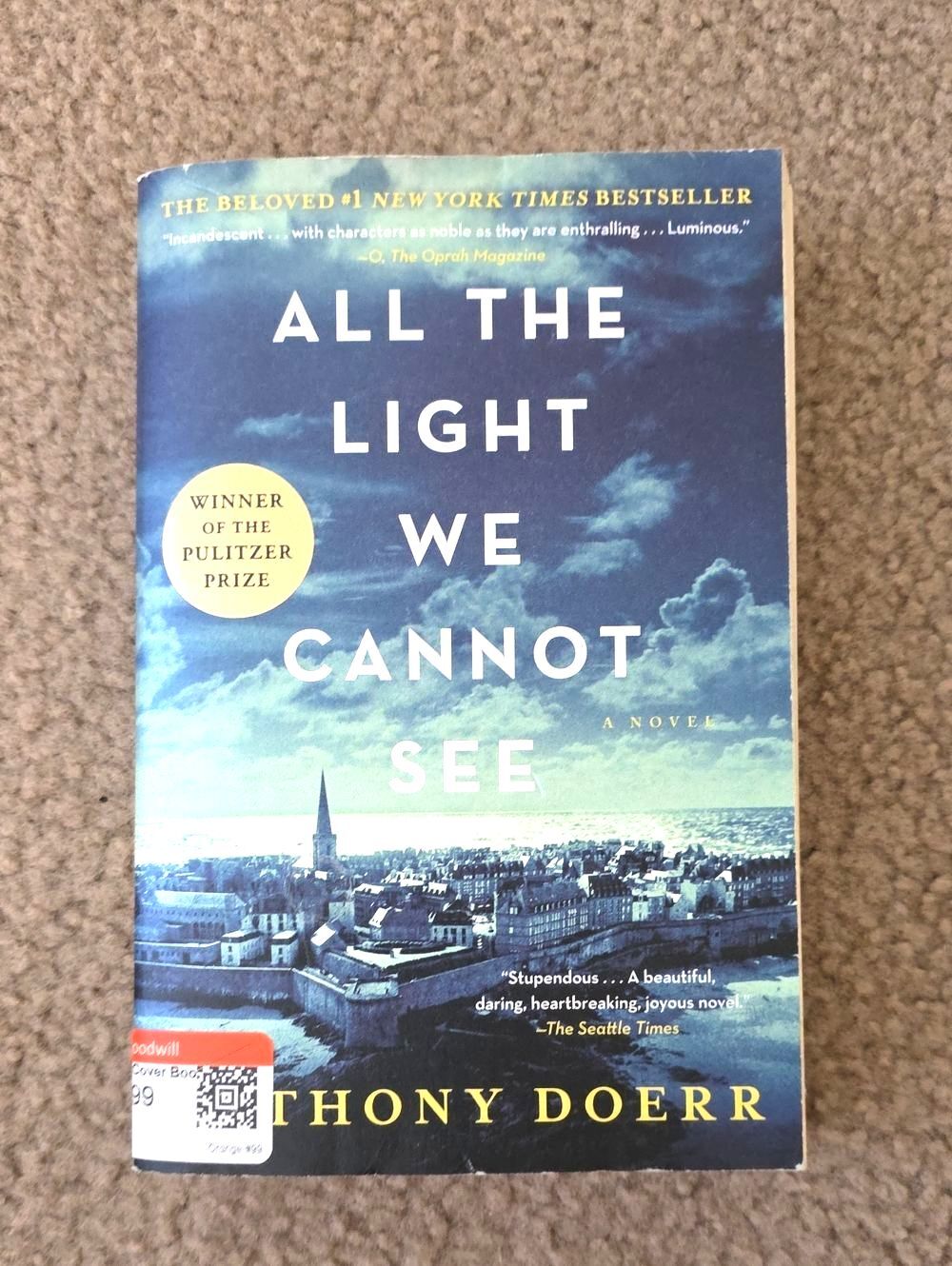 All The Light We Cannot See by Anthony Doerr Paperback Book